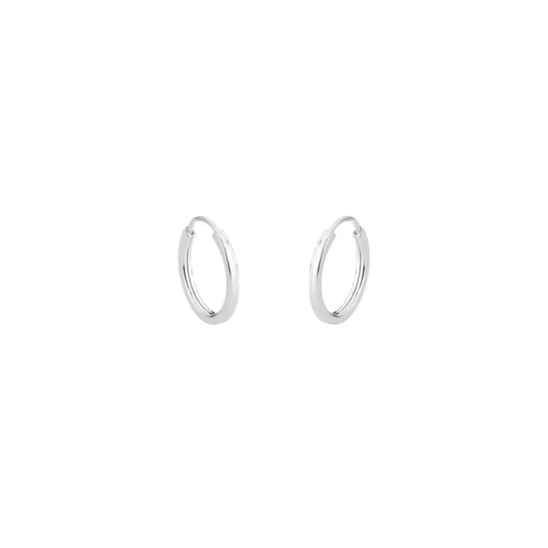 Brinco de Prata 925 Argola de Clique P